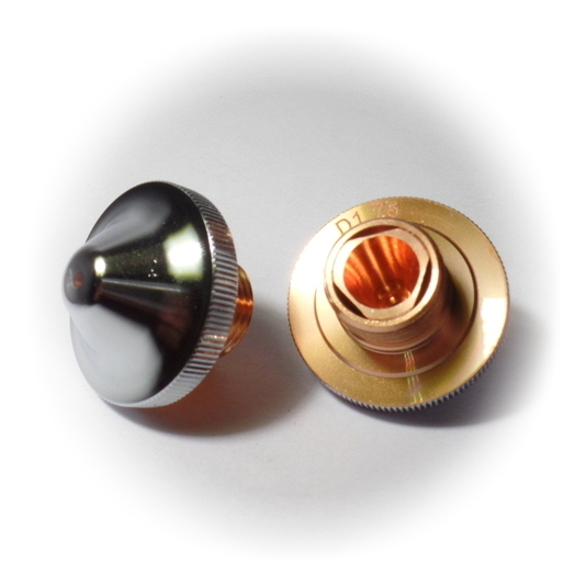 Prima Industrie® Nozzle Type "D" Chrome Pack of 10