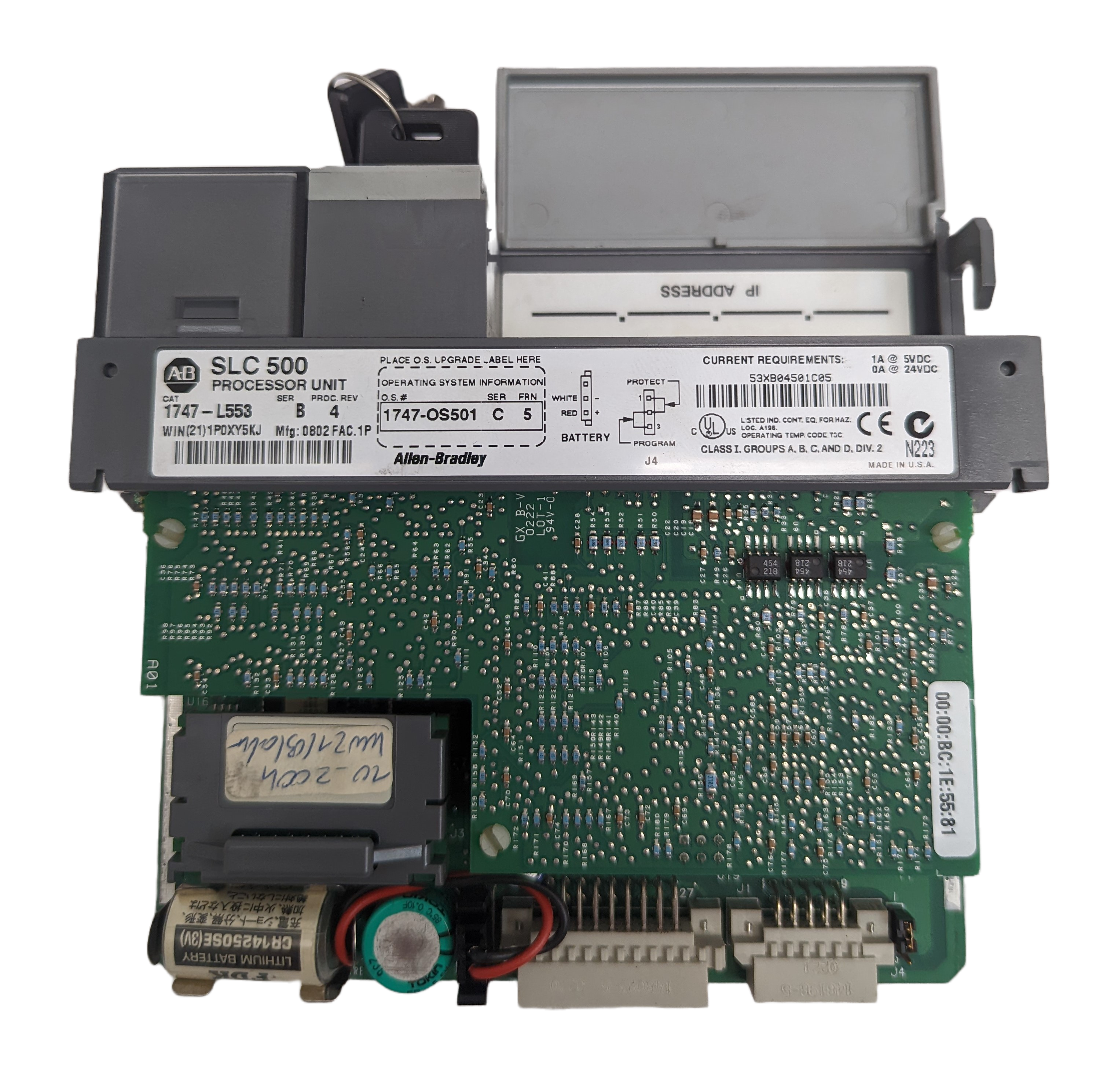 Allen Bradley PLC CPU SLC500