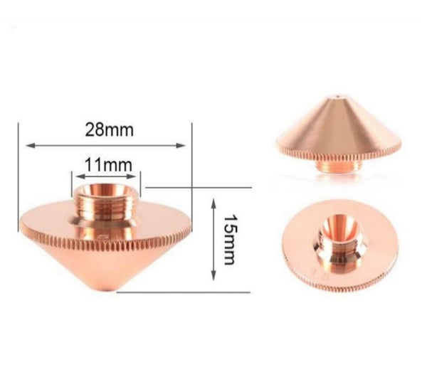 Universal Single nozzle M11 28mm X 15mm Pack of 10
