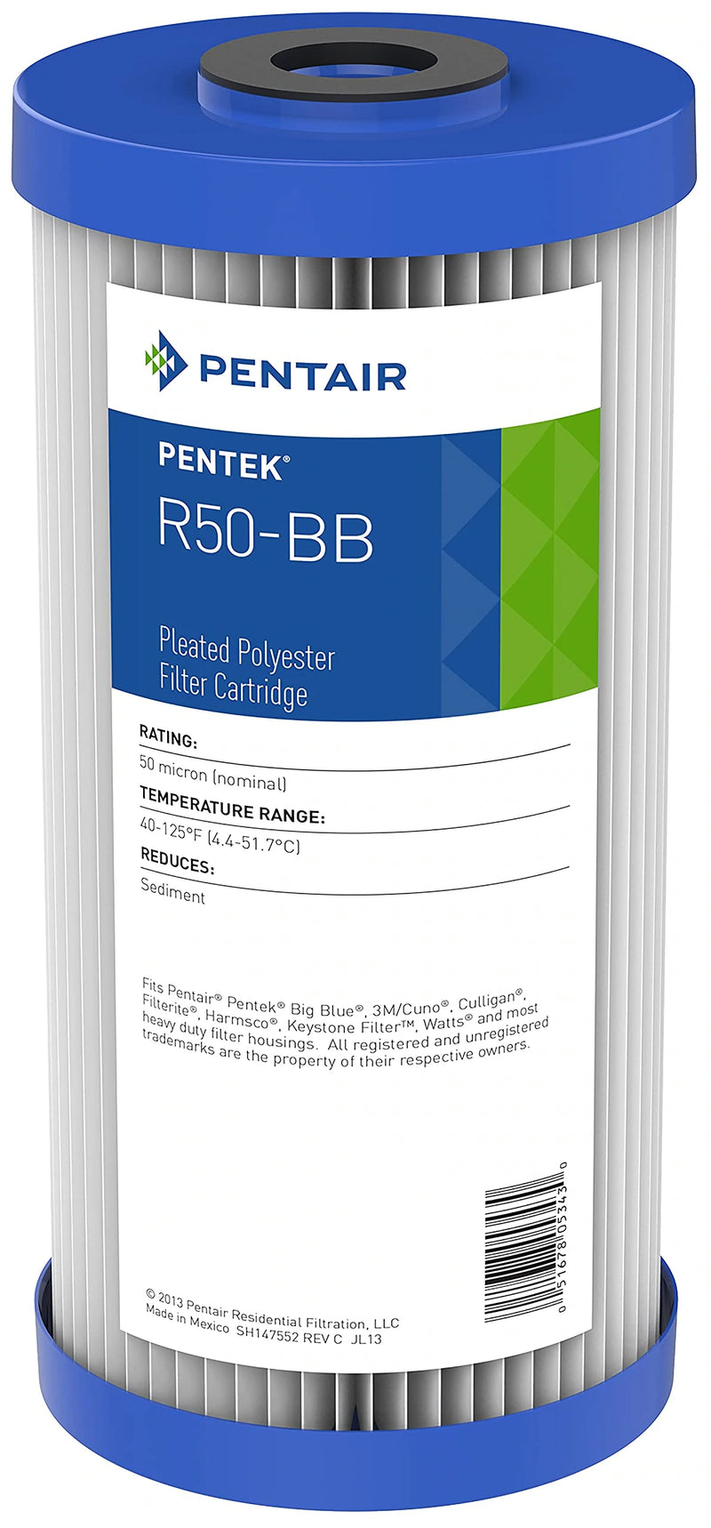 Pentek R50-BB 50 Micron Water Filter